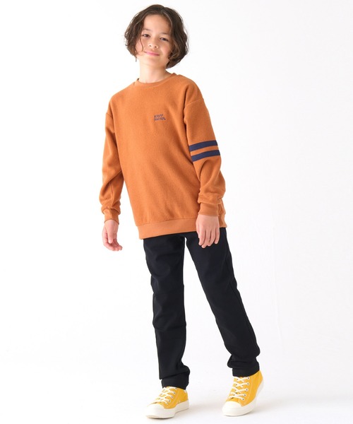KRIFF MAYER Kid's Collection（クリフメイヤーキッズコレクション）の「【裏起毛・超伸びる】パンケーキパンツ（その他パンツ・キッズ・ブラック/カーキ/ナチュラル/ネイビー・120/130/140/150/160/170）」の5枚目の写真