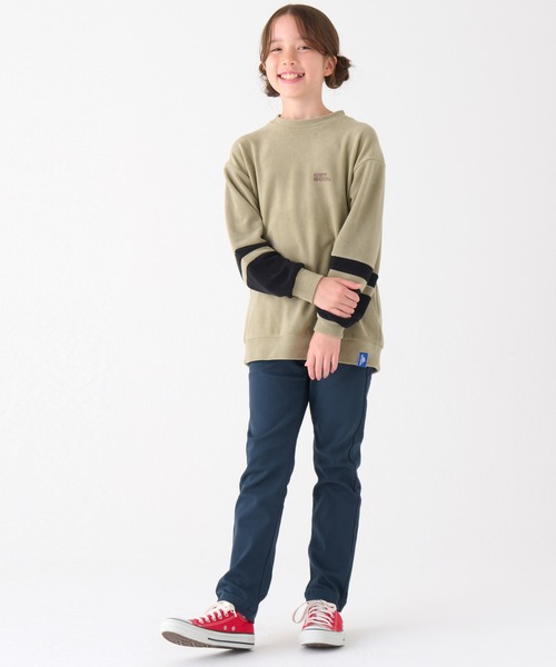 KRIFF MAYER Kid's Collection（クリフメイヤーキッズコレクション）の「【裏起毛・超伸びる】パンケーキパンツ（その他パンツ・キッズ・ブラック/カーキ/ナチュラル/ネイビー・120/130/140/150/160/170）」の7枚目の写真