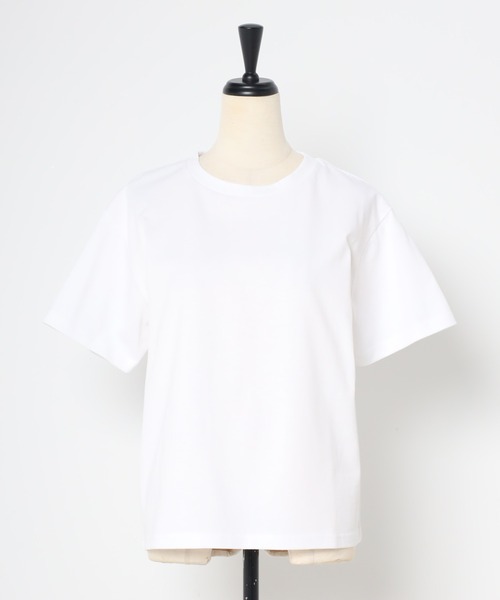 ハローボンジュール hello bonjour! Tシャツ 21070560021130 ホワイト サイズ：Free ボンジュール・Tシャツ （Tシャツ）｜Bilitis dix-sept ans