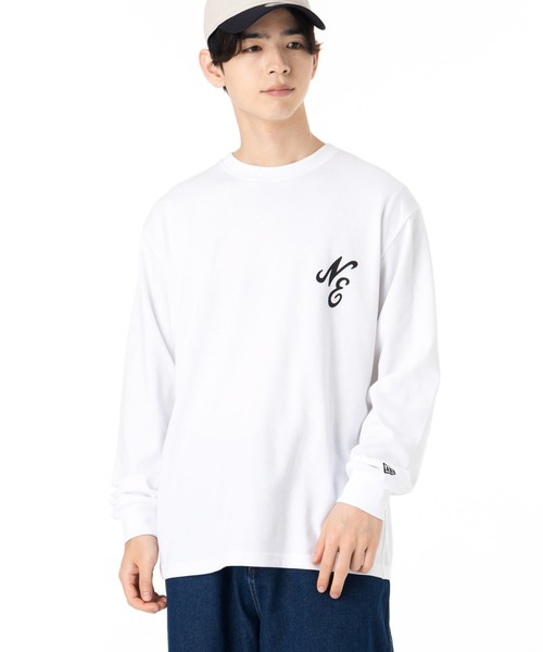 ニューエラ 長袖Tシャツ クラシックNEロゴ 綿コットン（Tシャツ