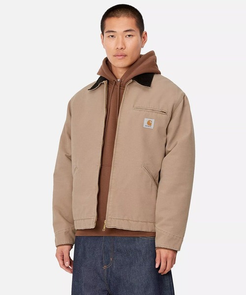 Carhartt WIP(カーハートダブリューアイピー)の「【Carhartt WIP】OG DETROIT JACKET I027358(ブルゾン・メンズ・ブラック/ネイビー/ベージュ・L/M)」の2枚目の写真