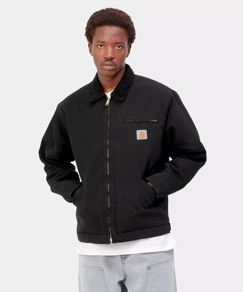 Carhartt WIP(カーハートダブリューアイピー)の「【Carhartt WIP】OG DETROIT JACKET I027358(ブルゾン・メンズ・ブラック/ネイビー/ベージュ・L/M)」の1枚目の写真