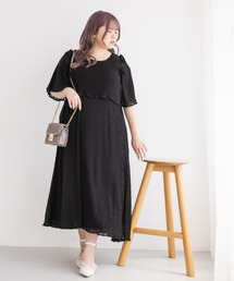 ワッシャープリーツセットワンピース