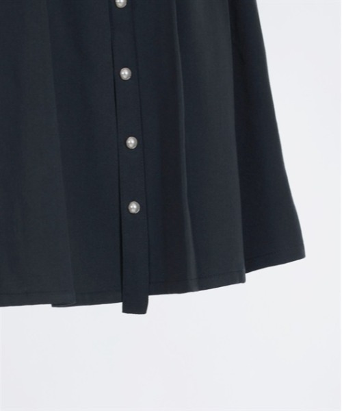 axes femme POETIQUE（アクシーズファムポエティック）の「ベルトデザインスカパン（その他パンツ・レディース・ネイビー/チャコールグレー/ブラック・MEDIUM）」の10枚目の写真