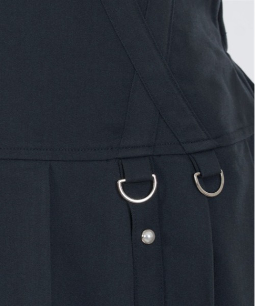 axes femme POETIQUE（アクシーズファムポエティック）の「ベルトデザインスカパン（その他パンツ・レディース・ネイビー/チャコールグレー/ブラック・MEDIUM）」の12枚目の写真