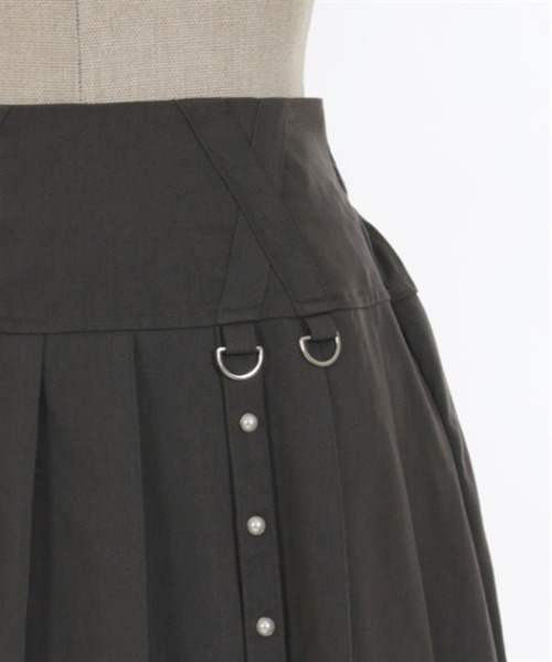 axes femme POETIQUE（アクシーズファムポエティック）の「ベルトデザインスカパン（その他パンツ・レディース・ネイビー/チャコールグレー/ブラック・MEDIUM）」の19枚目の写真