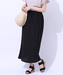 SHOO・LA・RUE | 【セットアップ可】すっきりIライン　楊柳イージーナロースカート(スカート)