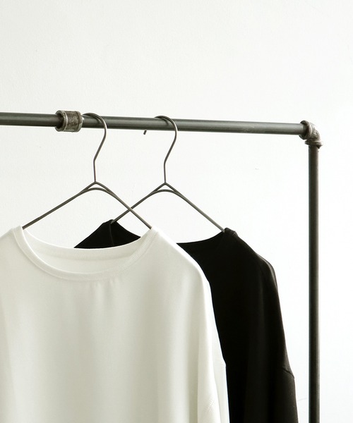 antiqua(アンティカ)の「帯電防止プルオーバー(Tシャツ/カットソー・レディース・オフホワイト/ブラック・ONESIZE)」の18枚目の写真