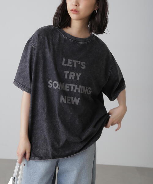 FREE'S MART（フリーズマート）の「◆硫化染めビッグロゴＴシャツ（Tシャツ/カットソー・レディース・レッド/ホワイト/ブラック・FREE）」の19枚目の写真