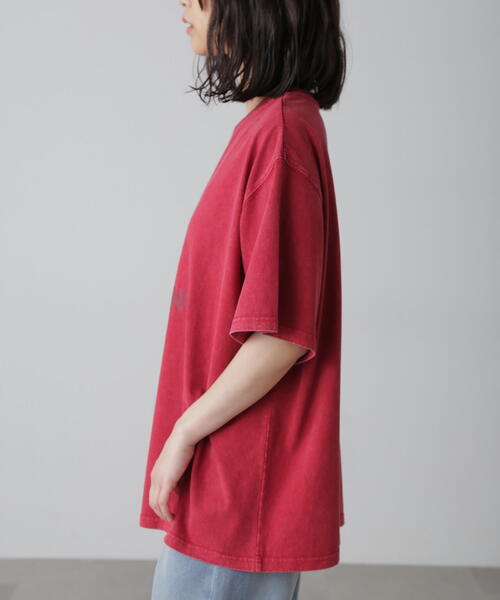 FREE'S MART（フリーズマート）の「◆硫化染めビッグロゴＴシャツ（Tシャツ/カットソー・レディース・レッド/ホワイト/ブラック・FREE）」の10枚目の写真