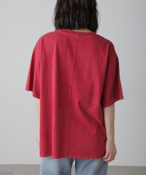 FREE'S MART（フリーズマート）の「◆硫化染めビッグロゴＴシャツ（Tシャツ/カットソー・レディース・レッド/ホワイト/ブラック・FREE）」の11枚目の写真