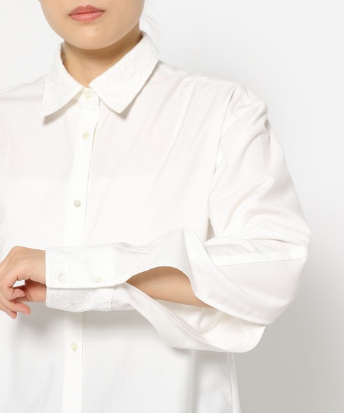 HARE（ハレ）の「2Pビスチェ＊シャツ(HARE)（シャツ/ブラウス・レディース・ブラック/ホワイト・FREE）」の19枚目の写真