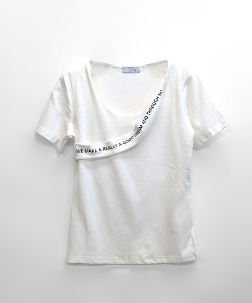 Riff(リフ)の「ロゴTシャツ ロゴプリント(Tシャツ/カットソー・レディース・ホワイト/ブラック・M/L)」の15枚目の写真
