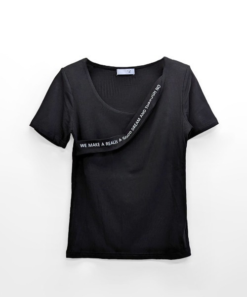 Riff(リフ)の「ロゴTシャツ ロゴプリント(Tシャツ/カットソー・レディース・ホワイト/ブラック・M/L)」の16枚目の写真