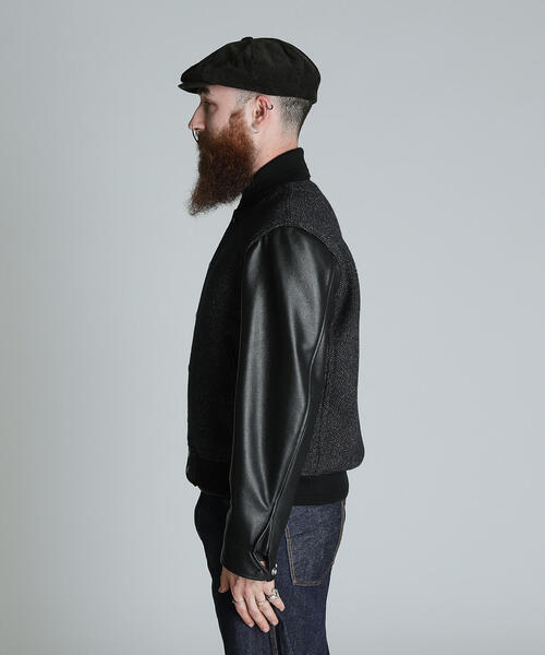 Schott/ショット/BEACH CLOTH STADIUM JACKET/ビーチクロス スタジアム