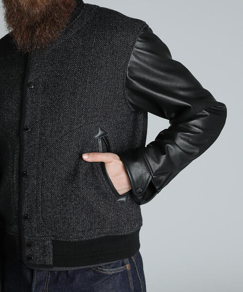 Schott/ショット/BEACH CLOTH STADIUM JACKET/ビーチクロス スタジアム