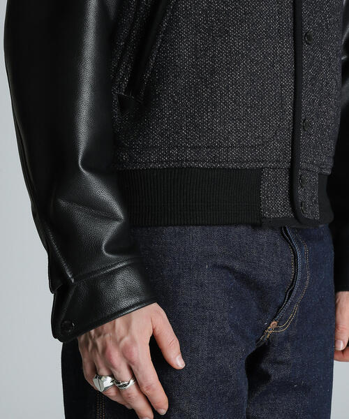 Schott/ショット/BEACH CLOTH STADIUM JACKET/ビーチクロス スタジアム