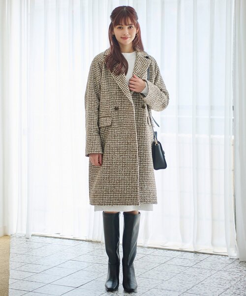 index（インデックス）の「【2WAY】合皮ミニショルダーバッグ（ショルダーバッグ・レディース・ブラック/ライトブルー/オフホワイト・00）」の6枚目の写真