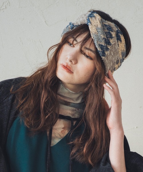 ORIENT MILLINERY（オリエント ミリナリー）の「RE'GLISSE【ﾚｸﾞﾘｰｽ】（ヘアバンド・レディース・グレー系/ブラウン系/ブルー系・FREE）」の18枚目の写真