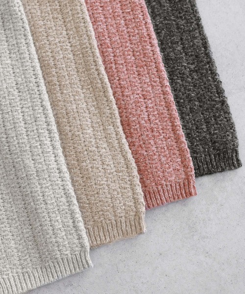 andme（アンドミー）の「金ボタンツイードショートジャケットカーディガン（カーディガン/ボレロ・レディース・レッド/ブラック/グレー/ベージュ・M）」の5枚目の写真