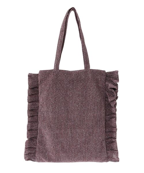 Green　Parks（グリーンパークス）の「・QUON　ラメフリルシンプルトート（トートバッグ・レディース・シルバー/ブルー/ピンク/ゴールド・FREE）」の19枚目の写真