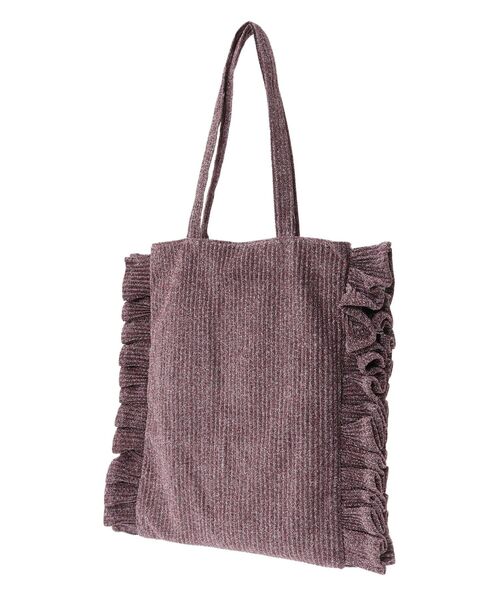 Green　Parks（グリーンパークス）の「・QUON　ラメフリルシンプルトート（トートバッグ・レディース・シルバー/ブルー/ピンク/ゴールド・FREE）」の20枚目の写真