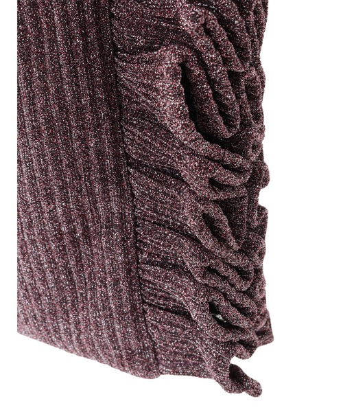 Green　Parks（グリーンパークス）の「・QUON　ラメフリルシンプルトート（トートバッグ・レディース・シルバー/ブルー/ピンク/ゴールド・FREE）」の11枚目の写真