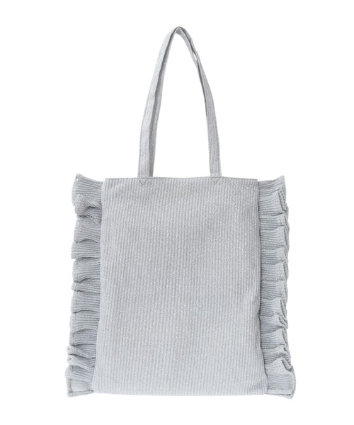 Green　Parks（グリーンパークス）の「・QUON　ラメフリルシンプルトート（トートバッグ・レディース・シルバー/ブルー/ピンク/ゴールド・FREE）」の16枚目の写真