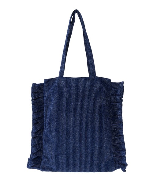 Green　Parks（グリーンパークス）の「・QUON　ラメフリルシンプルトート（トートバッグ・レディース・シルバー/ブルー/ピンク/ゴールド・FREE）」の14枚目の写真