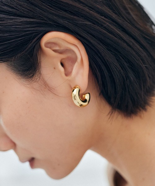 BARNYARDSTORM（バンヤードストーム）の「BARNYARDSTORM / 中空リングピアス（ピアス（両耳用）・レディース・その他1/その他2・FREE）」の4枚目の写真