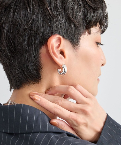 BARNYARDSTORM（バンヤードストーム）の「BARNYARDSTORM / 中空リングピアス（ピアス（両耳用）・レディース・その他1/その他2・FREE）」の8枚目の写真