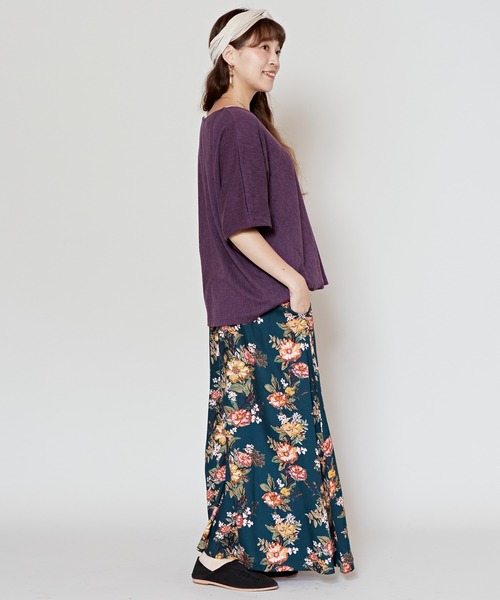 チャイハネ（チャイハネ）の「【チャイハネ】ソムニドルマンスリーブトップス＆タンクトップ2点セット（アンサンブル・レディース・パープル/ベージュ/カーキ/ブラック・FREE）」の19枚目の写真