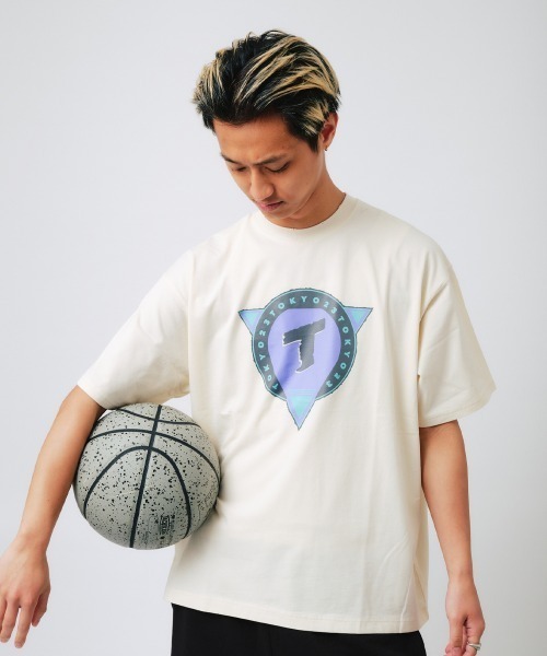 【セール】TOKYO 23 HOOP SIGN VINTAGE T-shirt / トウキョウ23 フープ サイン ヴィンテージ ティーシャツ（Tシャツ/カットソー）｜TOKYO 23（トウキョウニジュウサン）