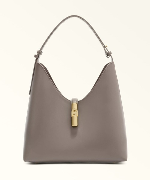 FURLA（フルラ）の「フルラ ゴッチャ ホーボーバッグ M（ショルダーバッグ・レディース・ブラック/ダークネイビー/バーガンディー/ブラウン/スモークグレー/ライトブラウン・ONE SIZE）」の2枚目の写真