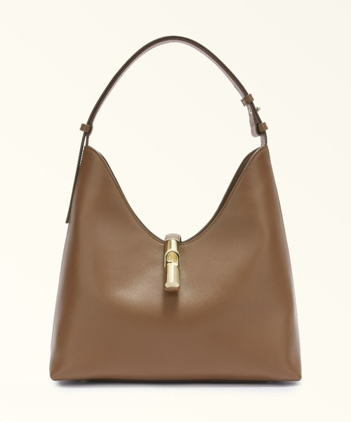 FURLA（フルラ）の「フルラ ゴッチャ ホーボーバッグ M（ショルダーバッグ・レディース・ブラック/ダークネイビー/バーガンディー/ブラウン/スモークグレー/ライトブラウン・ONE SIZE）」の3枚目の写真