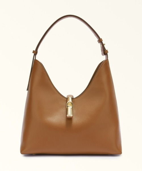 FURLA（フルラ）の「フルラ ゴッチャ ホーボーバッグ M（ショルダーバッグ・レディース・ブラック/ダークネイビー/バーガンディー/ブラウン/スモークグレー/ライトブラウン・ONE SIZE）」の4枚目の写真