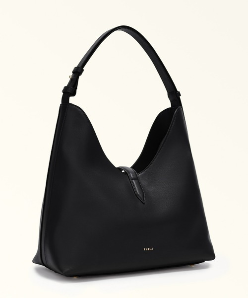 FURLA（フルラ）の「フルラ ゴッチャ ホーボーバッグ M（ショルダーバッグ・レディース・ブラック/ダークネイビー/バーガンディー/ブラウン/スモークグレー/ライトブラウン・ONE SIZE）」の7枚目の写真