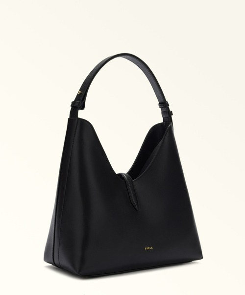 FURLA（フルラ）の「フルラ ゴッチャ (Furla Goccia) ホーボーバッグ M（トートバッグ・レディース・ブラック/ダークネイビー/バーガンディー/ブラウン/スモークグレー/ライトブラウン・ONE SIZE）」の7枚目の写真