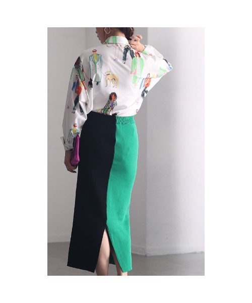 Sawa a la mode(サワアラモード)の「イラスト柄ブラウス(シャツ/ブラウス・レディース・ホワイト・FREE)」の8枚目の写真