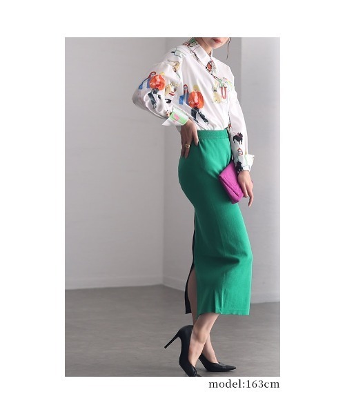 Sawa a la mode(サワアラモード)の「イラスト柄ブラウス(シャツ/ブラウス・レディース・ホワイト・FREE)」の13枚目の写真