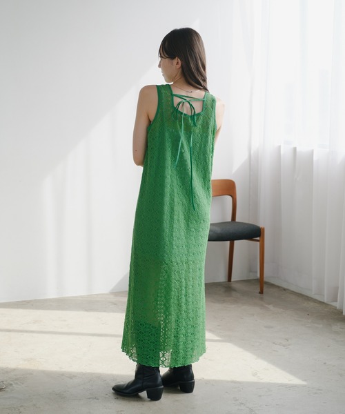 free people/カスタネ ワンピース セール】《natural by clip》ガーゼストライプワンピース