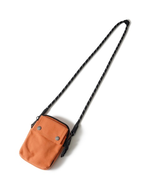 Subciety(サブサエティ)の「PARACORD MINI SHOULDER BAG(ショルダーバッグ・メンズ・ブラック/オレンジ・FREE)」の5枚目の写真