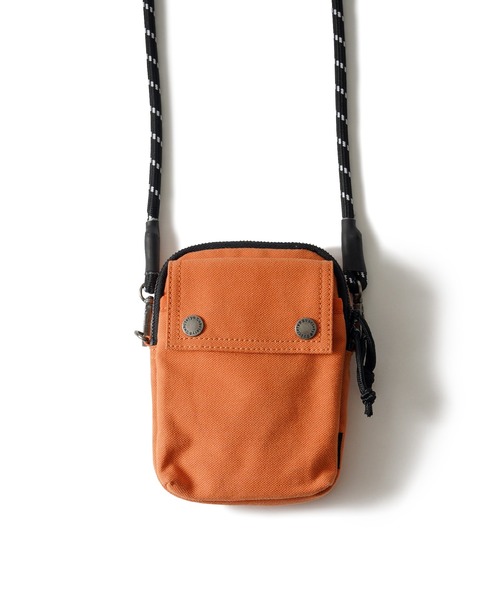 Subciety(サブサエティ)の「PARACORD MINI SHOULDER BAG(ショルダーバッグ・メンズ・ブラック/オレンジ・FREE)」の6枚目の写真