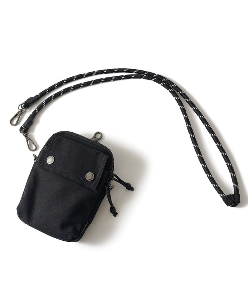 Subciety(サブサエティ)の「PARACORD MINI SHOULDER BAG(ショルダーバッグ・メンズ・ブラック/オレンジ・FREE)」の9枚目の写真