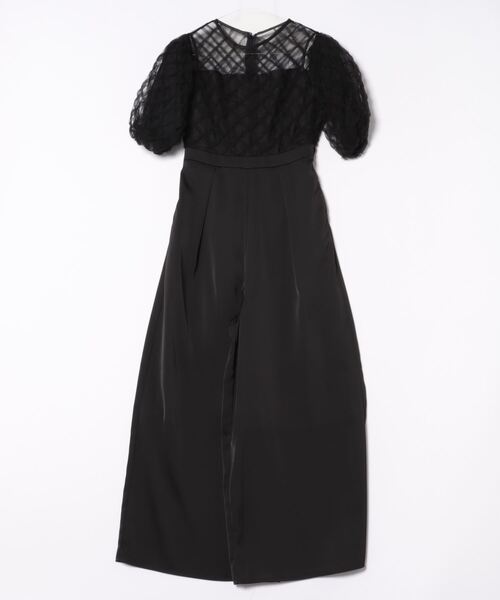 check lace pants dress（パンツドレス）｜My shawty（マイシャウ