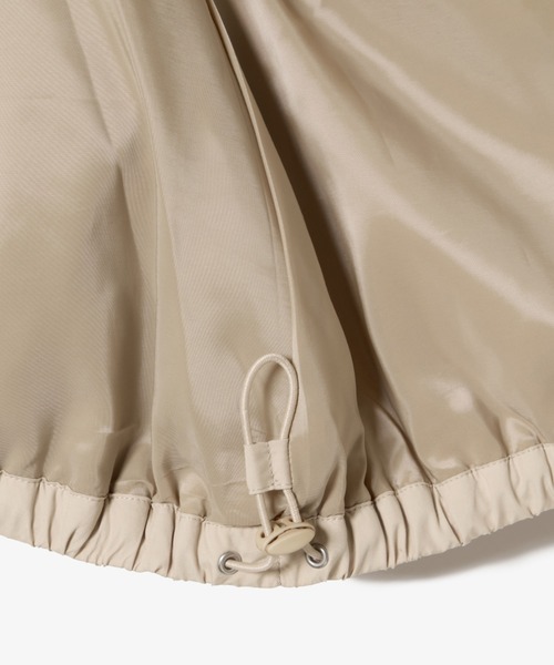 セール】リブニットスタンドカラーソフトボアジャケット / スタンド