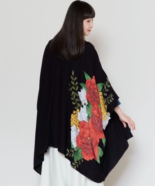 カーディガン 「カヤ」花柳ならいUV羽織 レディース カヤ カーディガン 「カヤ」花柳ならいUV羽織 レディース