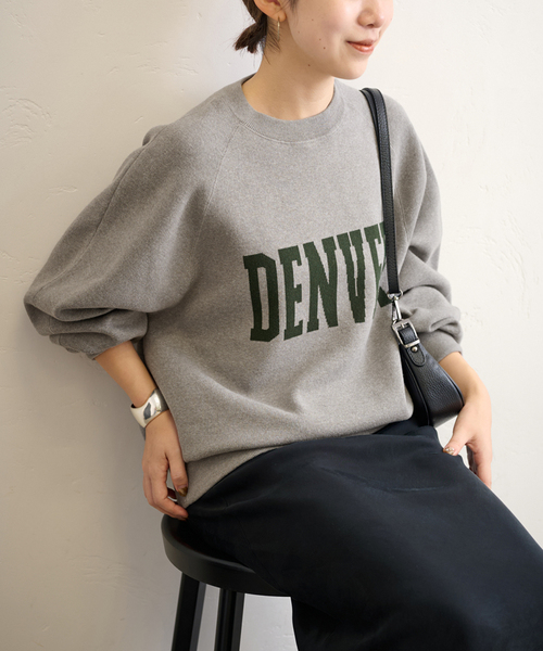 フレームワーク　ジャガードロゴニットSWEAT チャコール　FRAMeWORK フレームワーク ジャガードロゴニットSWEAT チャコール FRAMeWORK