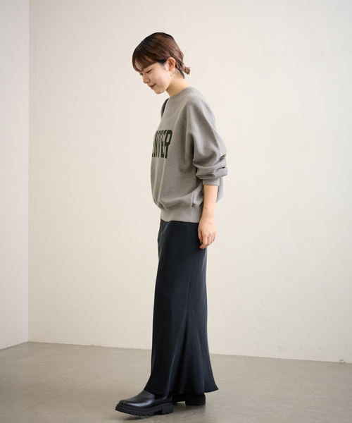 FRAMeWORK（フレームワーク）の「≪追加≫ジャガードロゴニットSWEAT2（ニット/セーター・レディース・チャコールグレー/グレー・FREE）」の18枚目の写真