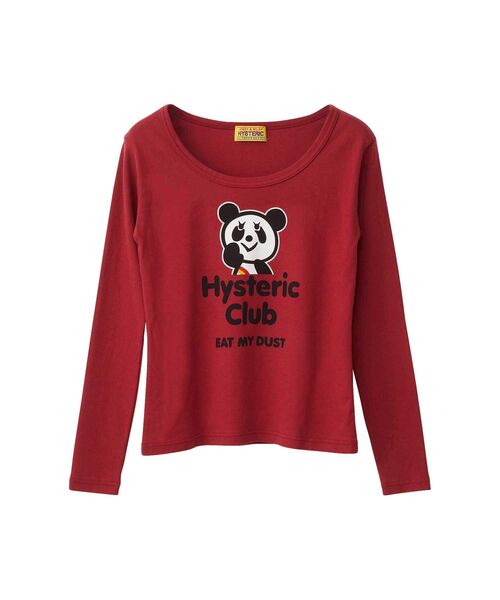 HYSTERIC GLAMOUR（ヒステリックグラマー）の「HYSTERIC CLUB チビTシャツ（Tシャツ/カットソー・レディース・ブラック/レッド/ホワイト・FREE）」の3枚目の写真